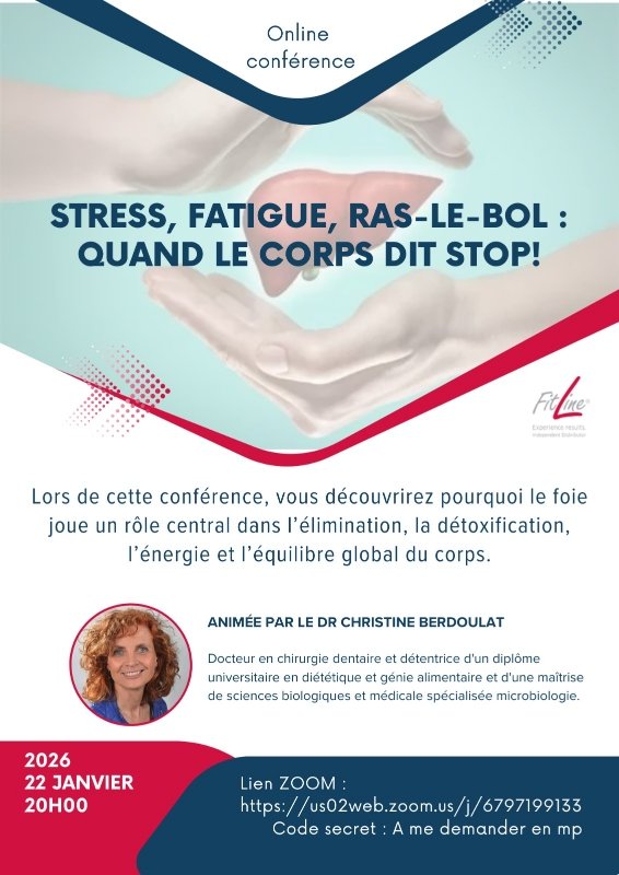 Conférence: Stress, fatigue, ras-le-bol : quand le corps dit stop