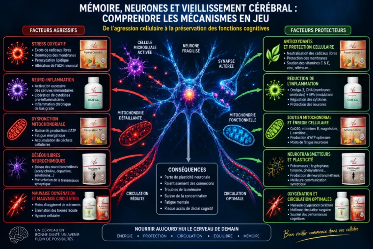 Mémoire et vieillissement cérébral : que faire ?
